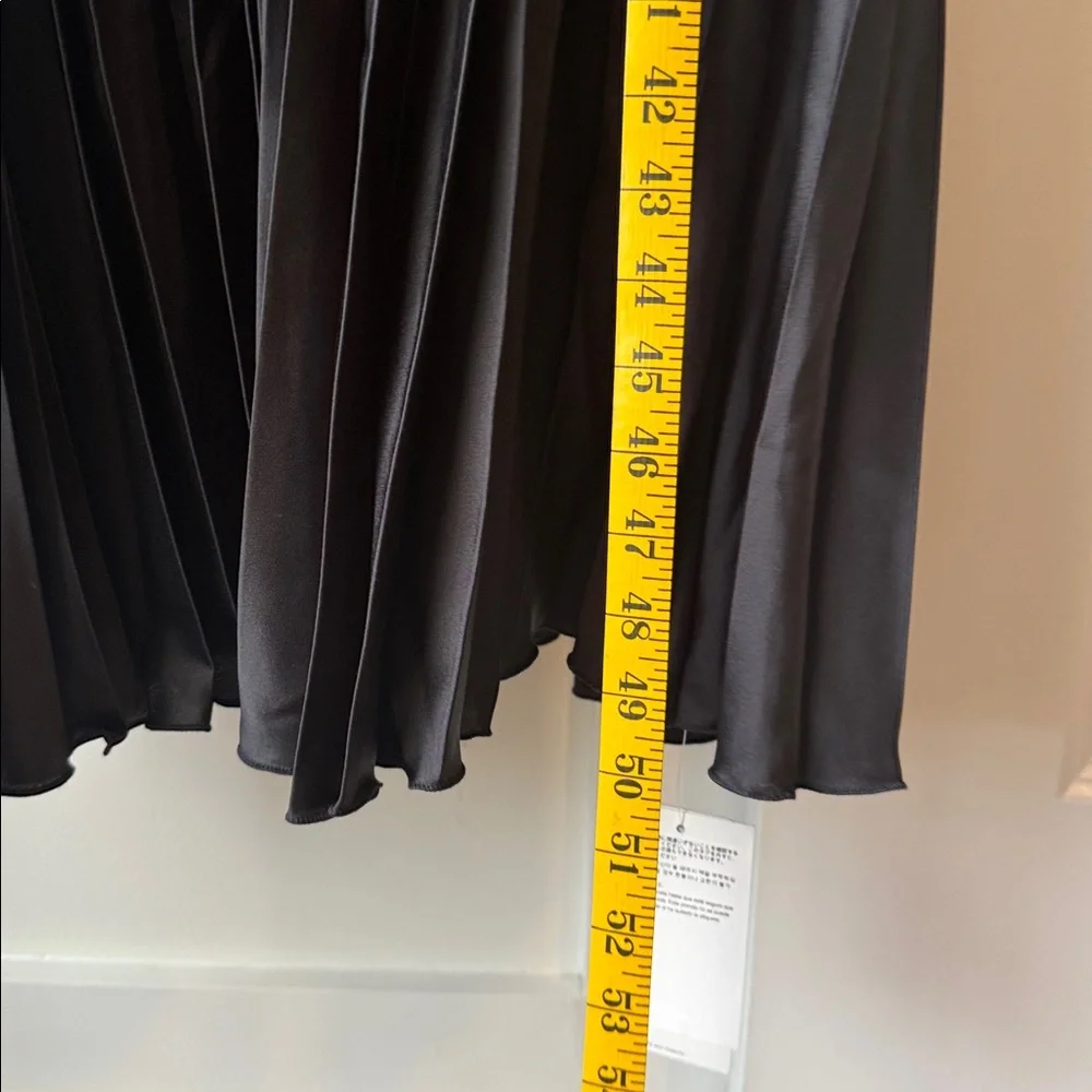 Abercrombie & Fitch Elegant Black Pleated Maxi Dress size XXS